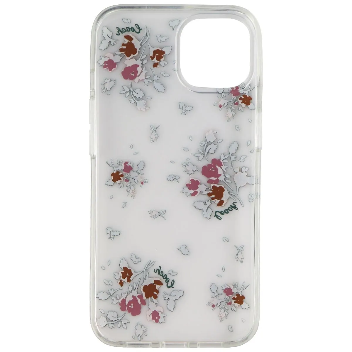 Coach Protective Case for iPhone 13 / 14 - Rose Bouquet Floral / Clear