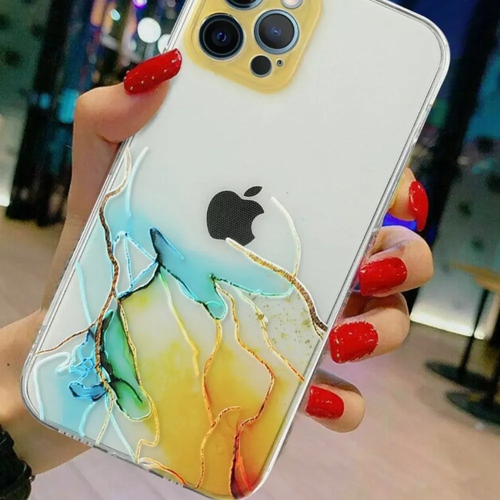 Colorful Soft Rubber Protective Case for iPhone