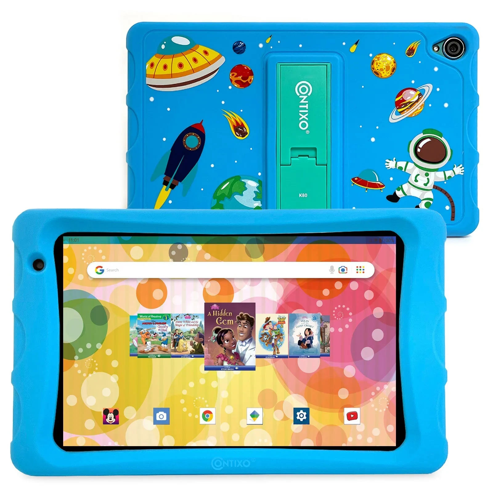 Contixo K81 8-Inch Kids Tablet Featuring 80 Disney eBooks - 4GB   64GB by Contixo