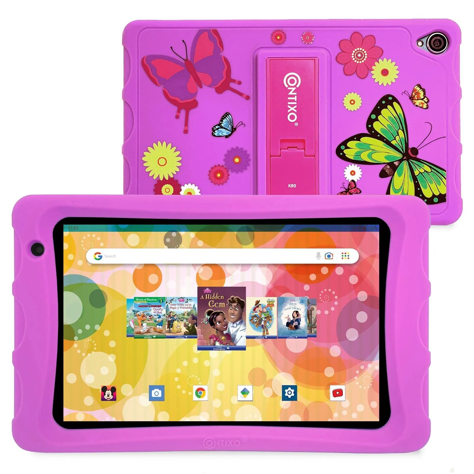 Contixo K81 8-Inch Kids Tablet Featuring 80 Disney eBooks - 4GB   64GB by Contixo