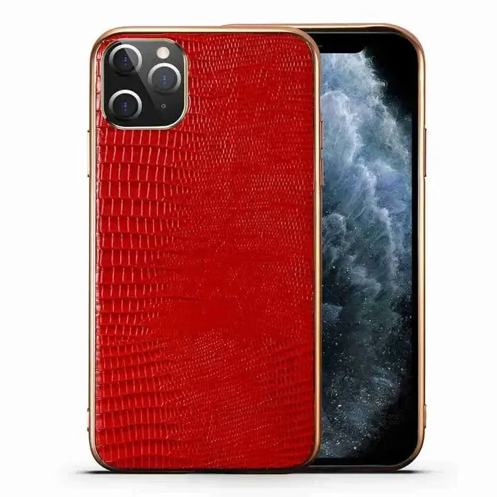 Contra Luxury Genuine Leather iPhone Case