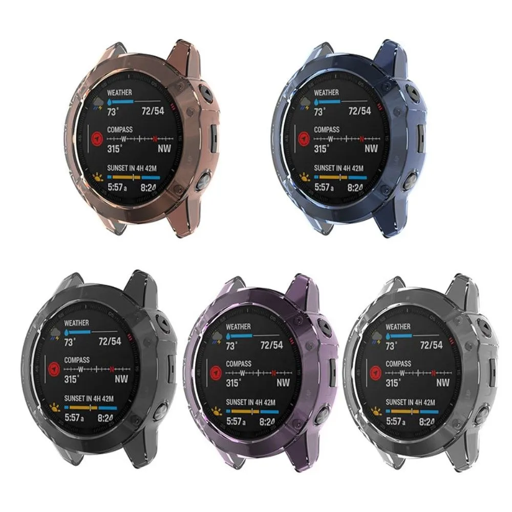 Cool transparent cover for Garmin Fenix 6 / 6 Pro Black