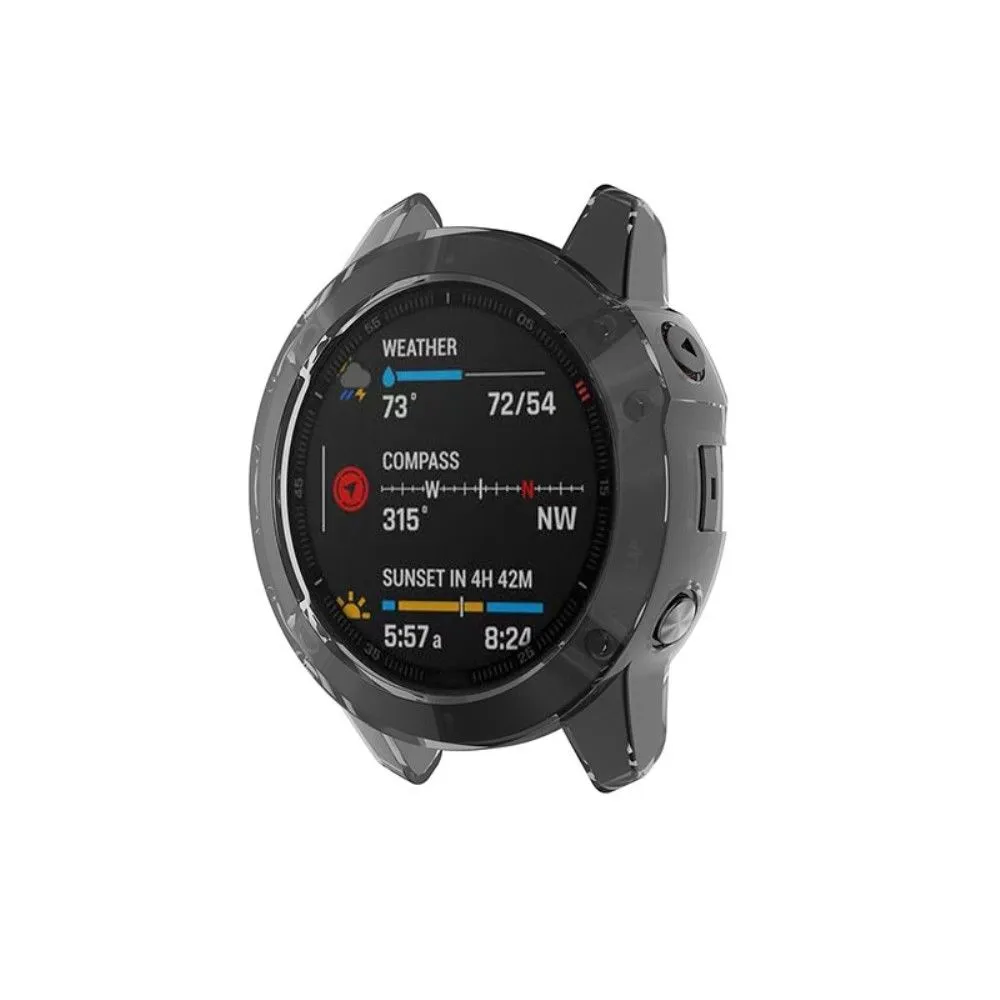 Cool transparent cover for Garmin Fenix 6 / 6 Pro Black