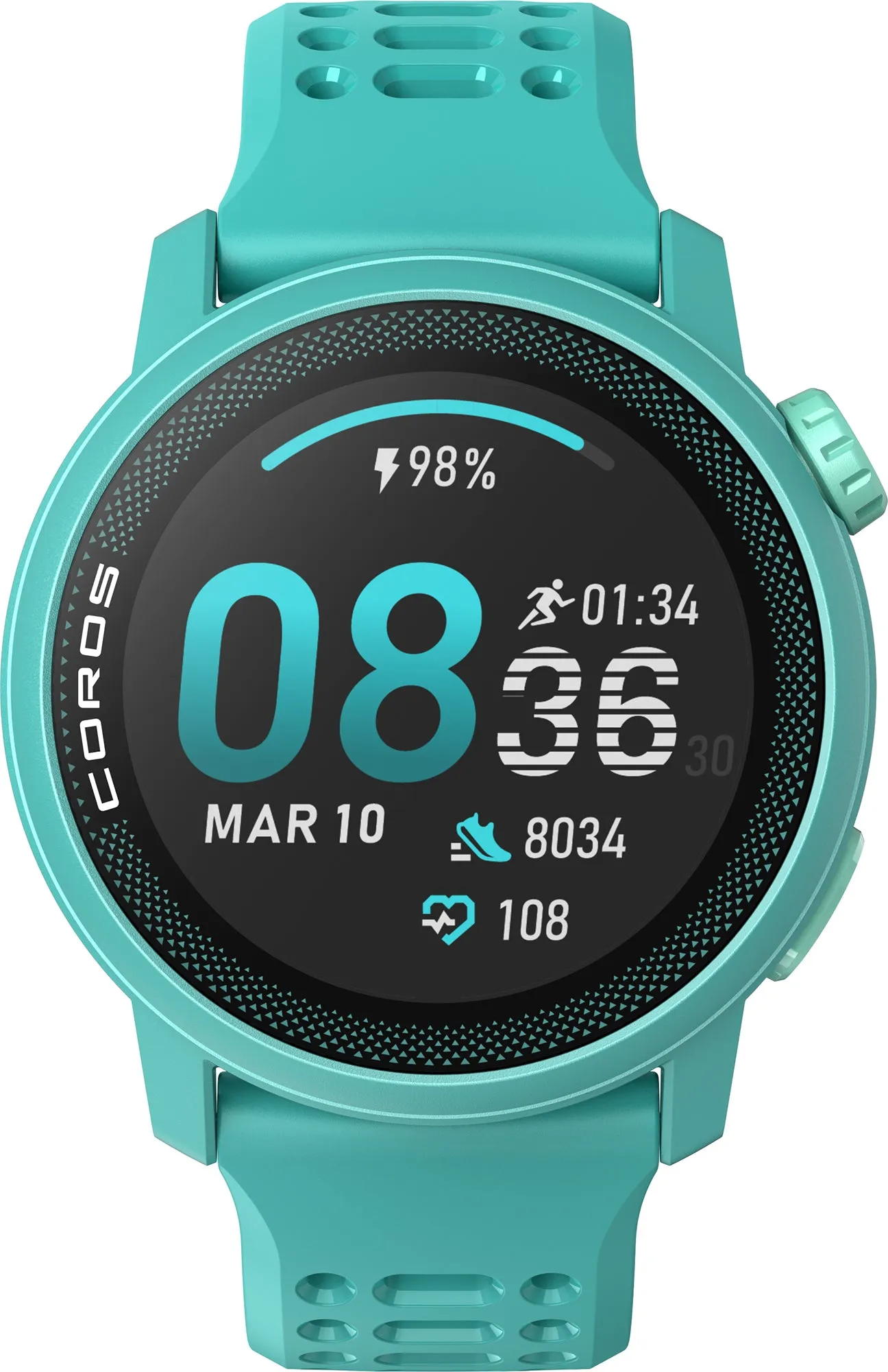 COROS PACE 3 Premium Silicone Strap GPS Watch - Green