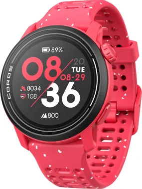 COROS PACE 3 Premium Silicone Strap GPS Watch - Red