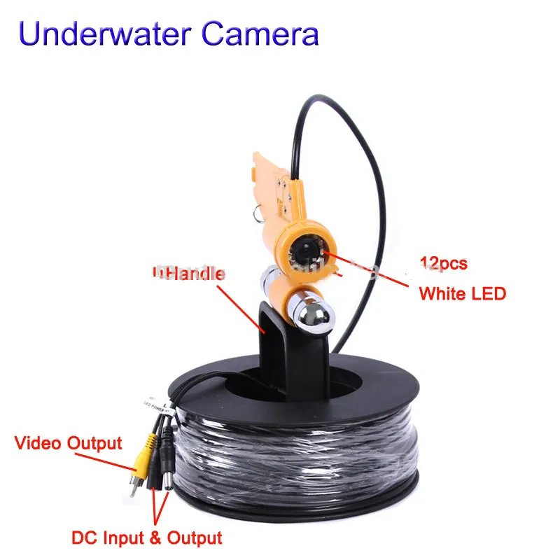 CR-006 Underwater Camera with Single Lead Rode for Fish Finder & Diving Camera Application