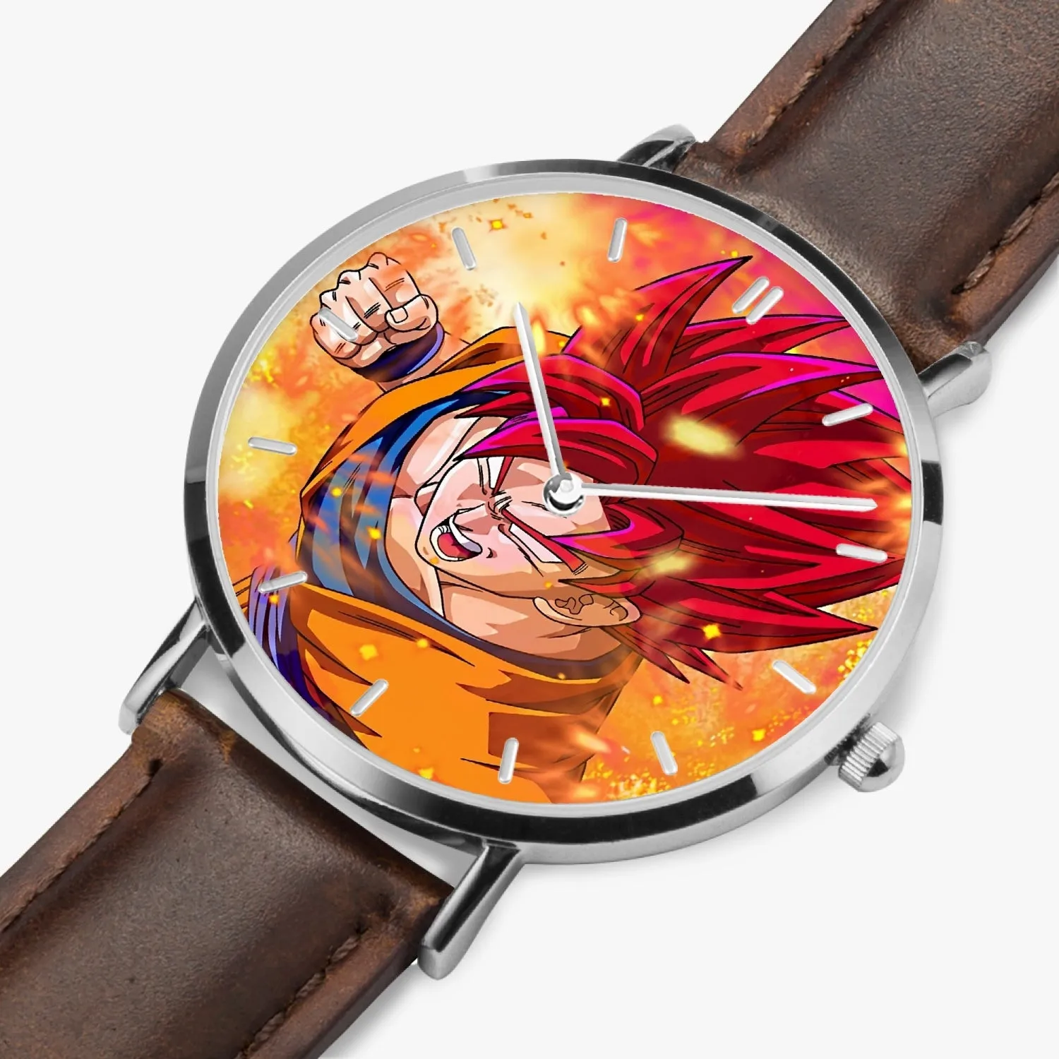 DBZ-Store Dope Super Goku Rage Red Ultra Instinct Watch