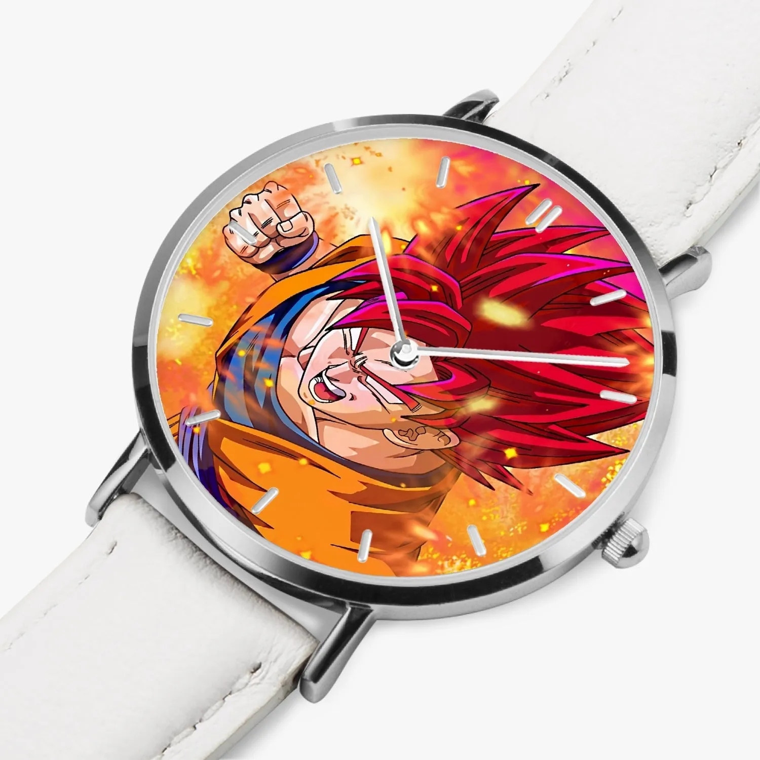 DBZ-Store Dope Super Goku Rage Red Ultra Instinct Watch