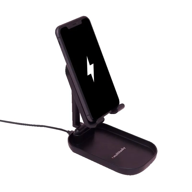 Deluxe Foldable Cell Phone Charger Stand & iPad Holder