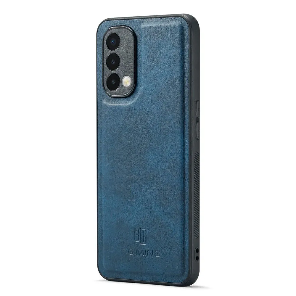 DG.MING OnePlus Nord N200 5G 2-in-1 Wallet Case - Blue