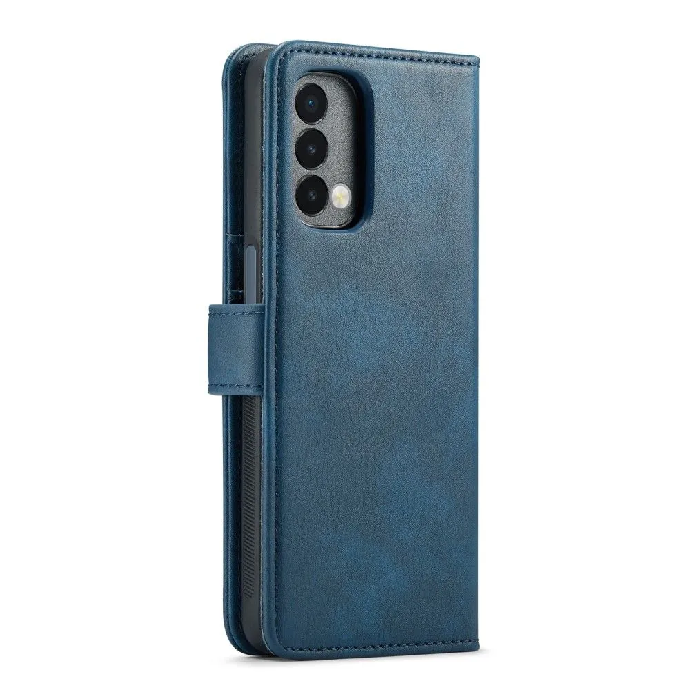 DG.MING OnePlus Nord N200 5G 2-in-1 Wallet Case - Blue