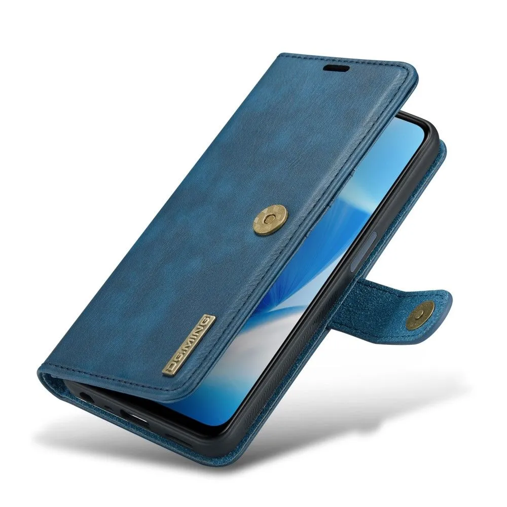 DG.MING OnePlus Nord N200 5G 2-in-1 Wallet Case - Blue