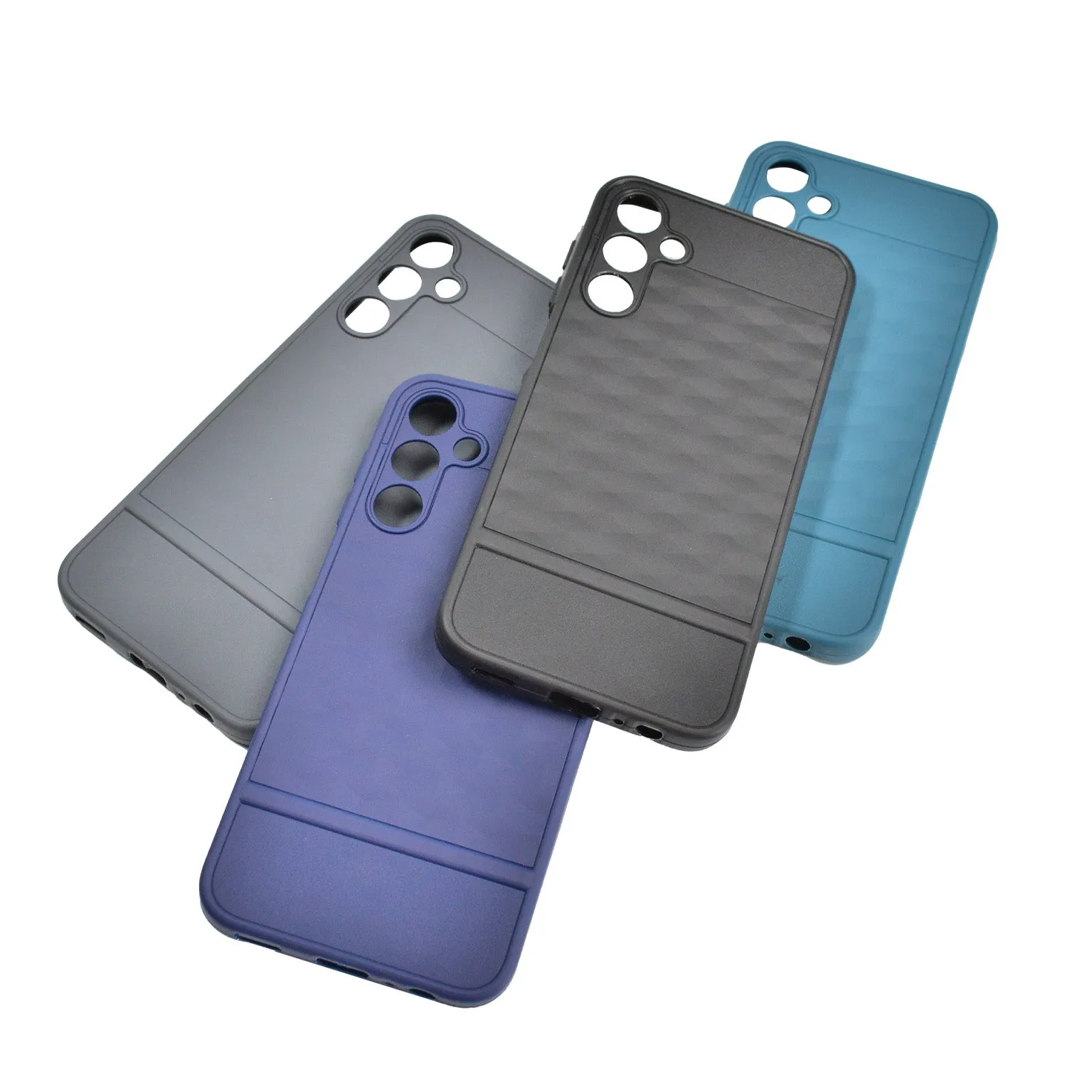 Diamond Textured Soft Silicone Case For Mi