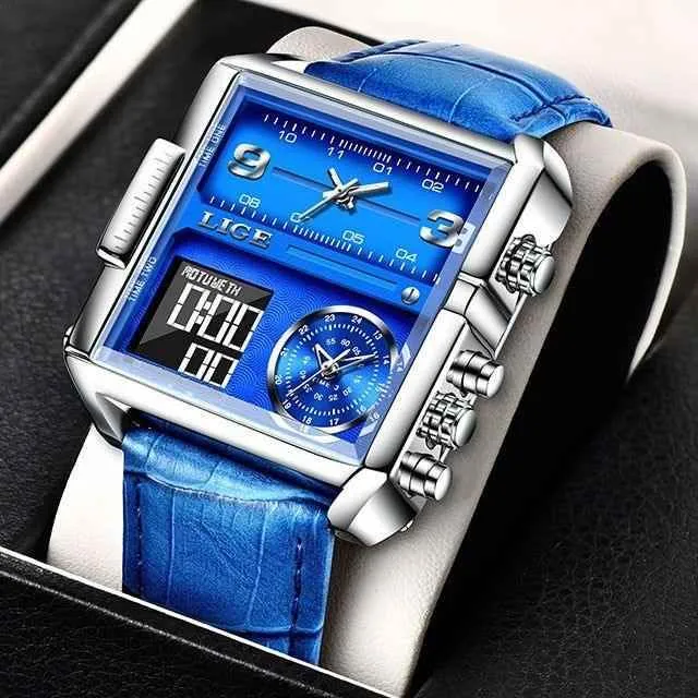 Digital Quartz Men's Simple Watches SWWS34 Waterproof Wristwatch