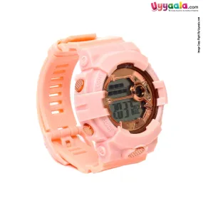 Digital sports watch for kids - peach, 5   years