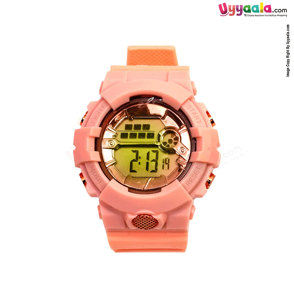 Digital sports watch for kids - peach, 5   years