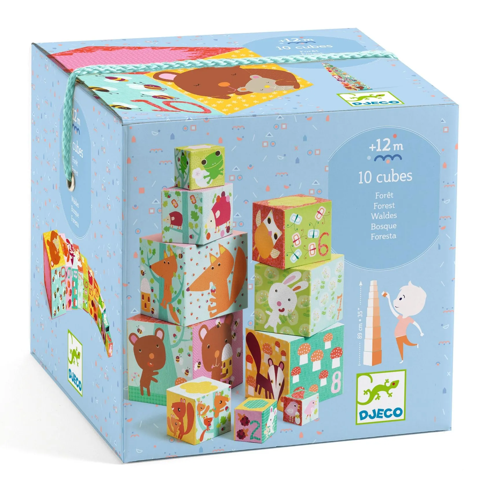 Djeco Stacking Cubes – Forest