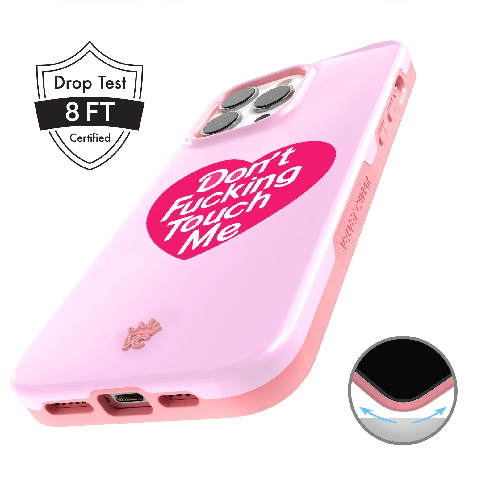 Don't F Touch Me iPhone Case