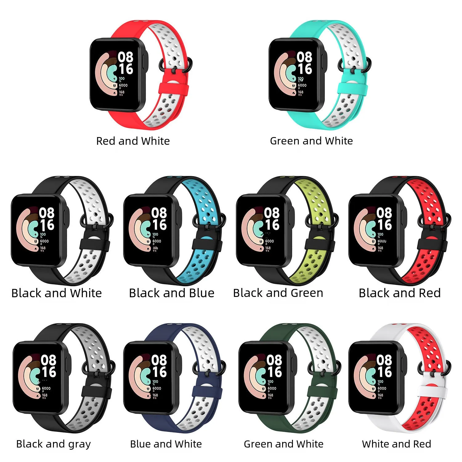 Dual-Colour Replacement Band for Redmi Watch