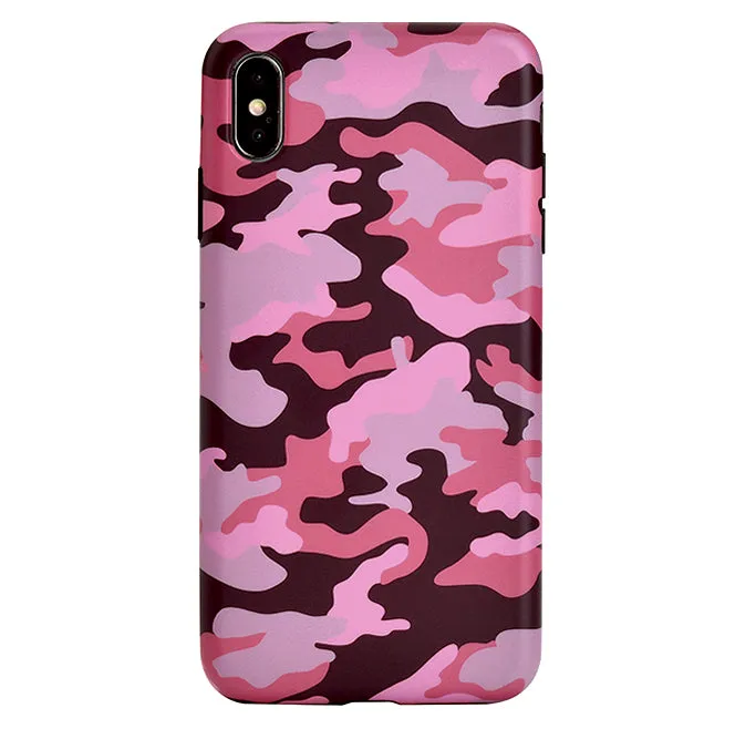 Dusty Rose Camo iPhone Case