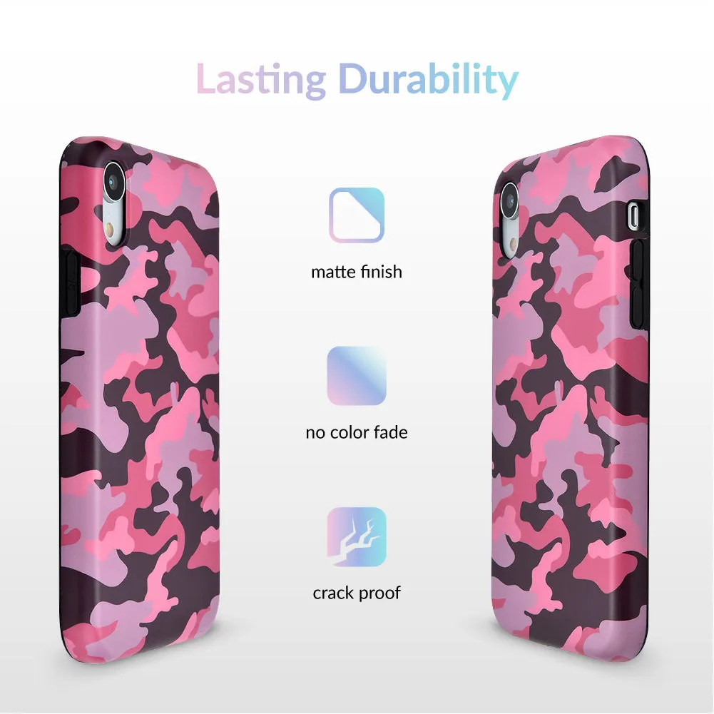 Dusty Rose Camo iPhone Case