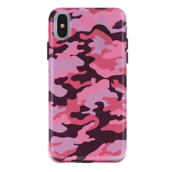 Dusty Rose Camo iPhone Case