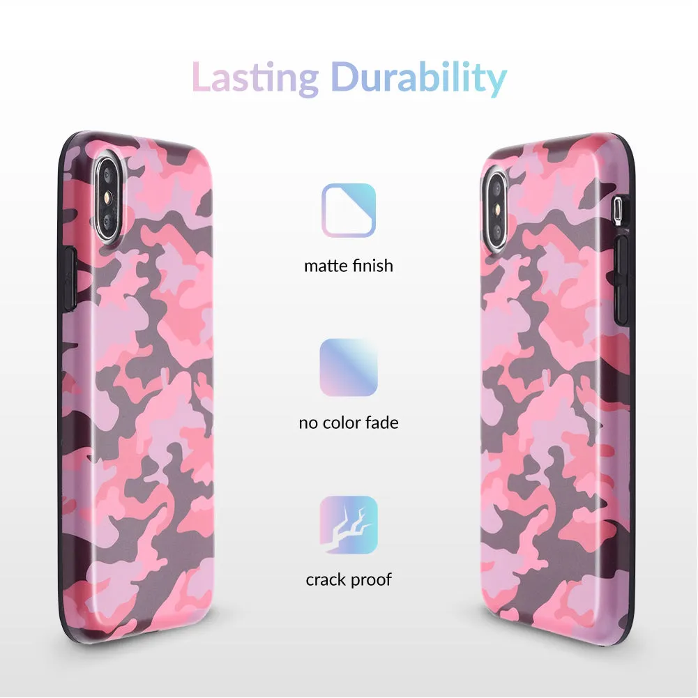 Dusty Rose Camo iPhone Case