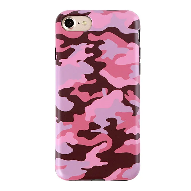 Dusty Rose Camo iPhone Case