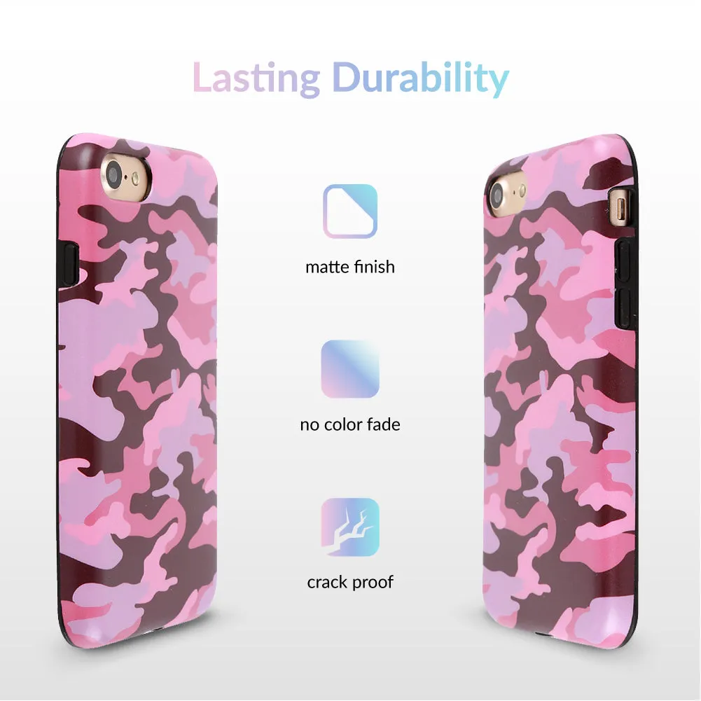 Dusty Rose Camo iPhone Case