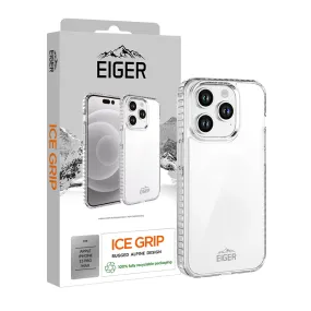 Eiger Ice Grip Case for Apple iPhone 15 Pro Max in Clear