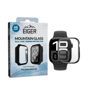 Eiger Mountain Glass Full Case for Apple Watch 10 46mm in Black