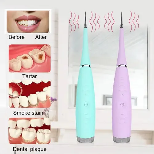 Electric Sonic Dental Tooth Calculus Remover Tooth Stains Cleaner-Electric Toothbrush