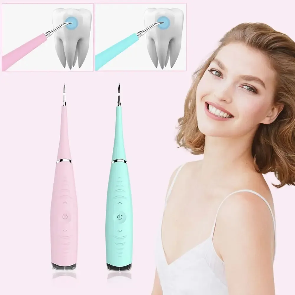 Electric Sonic Dental Tooth Calculus Remover Tooth Stains Cleaner-Electric Toothbrush