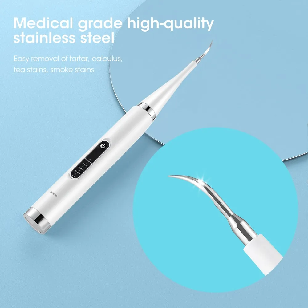 Electric Teeth Cleaner Dental Calculus Scaler Plaque Stain Tartar Removal Sonic Toothbrush Waterproof Teeth Whitening Oral Care 0ral irrigator