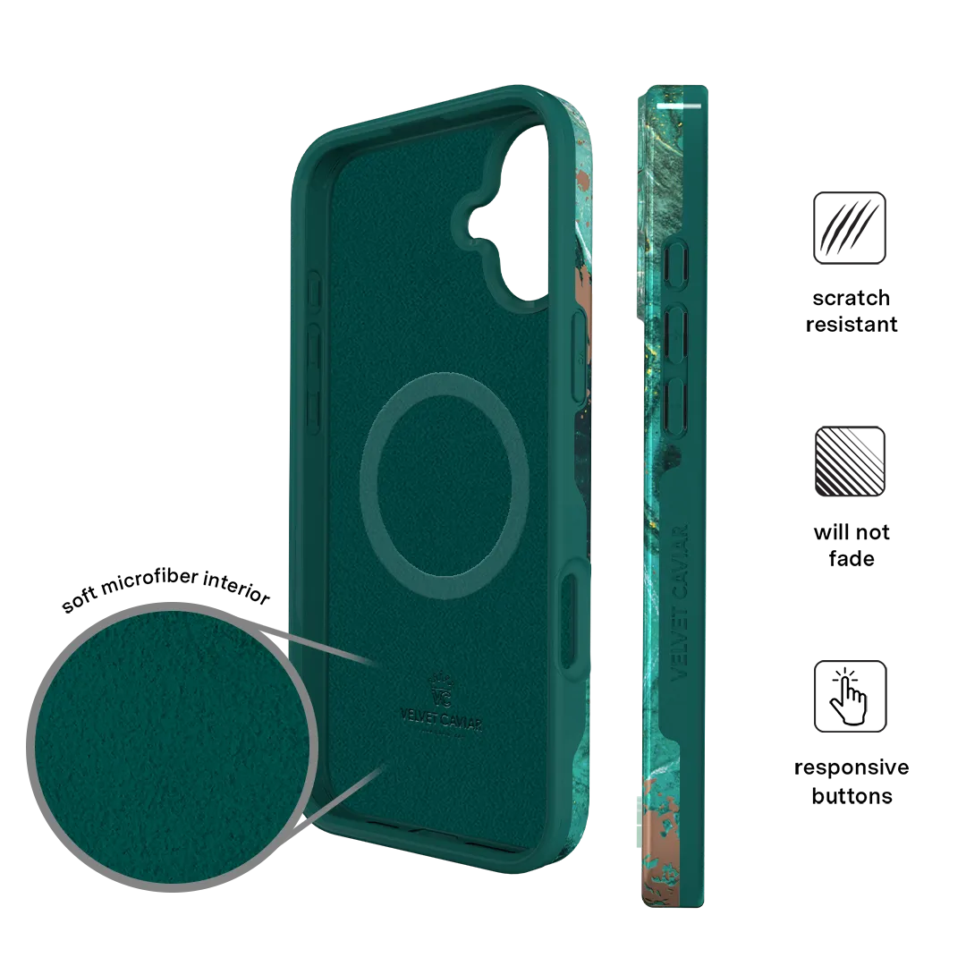 Emerald Marble iPhone Case