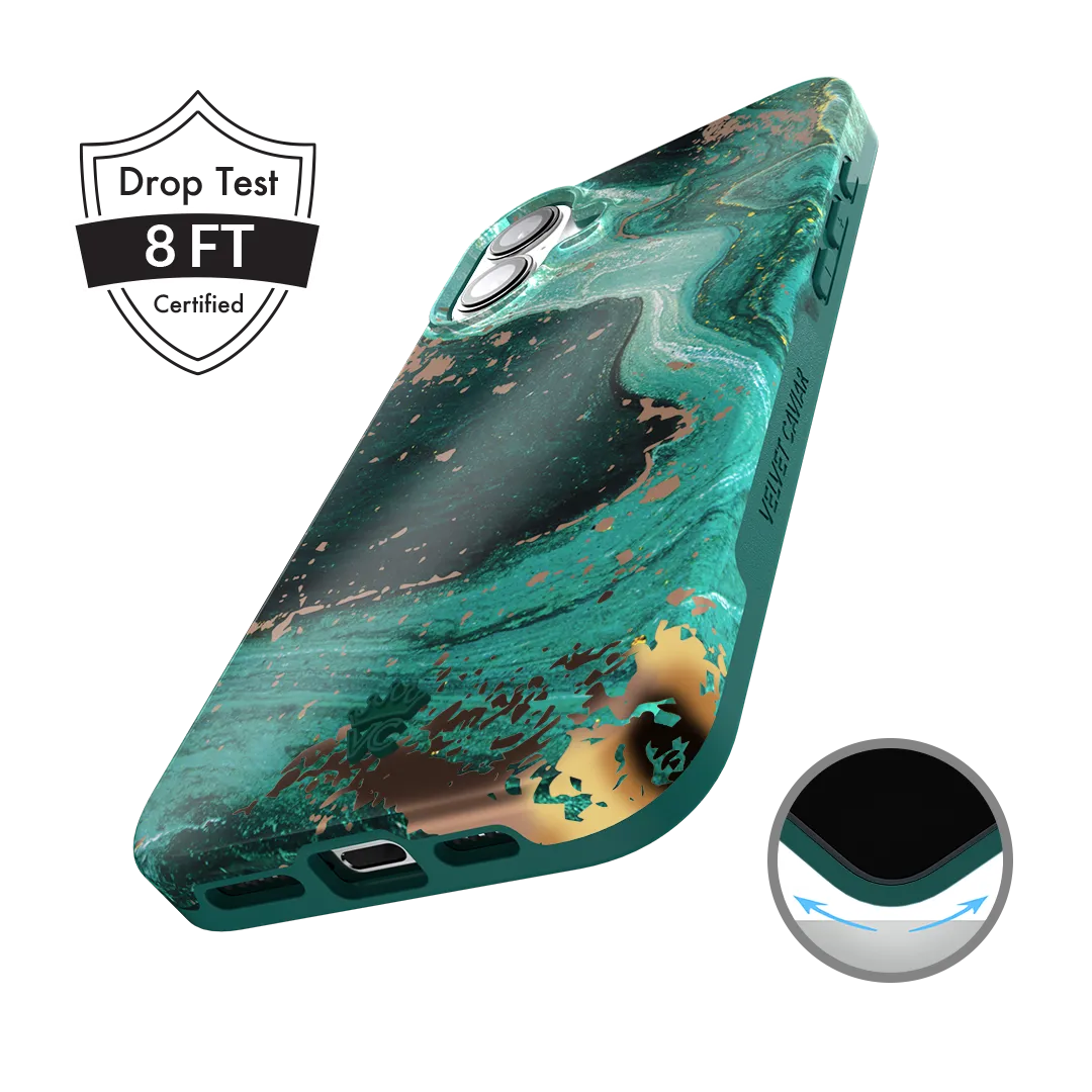 Emerald Marble iPhone Case