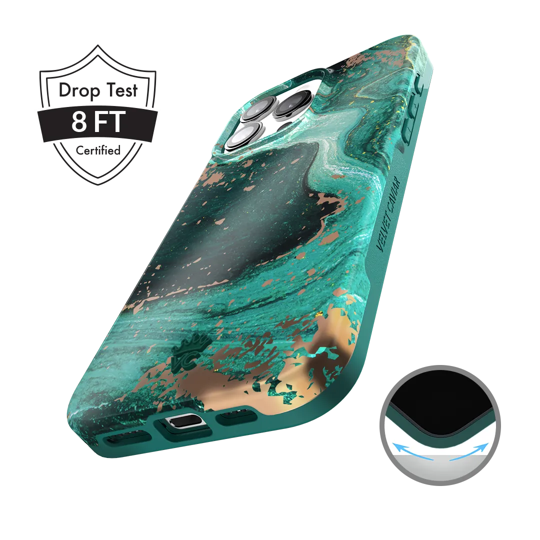 Emerald Marble iPhone Case