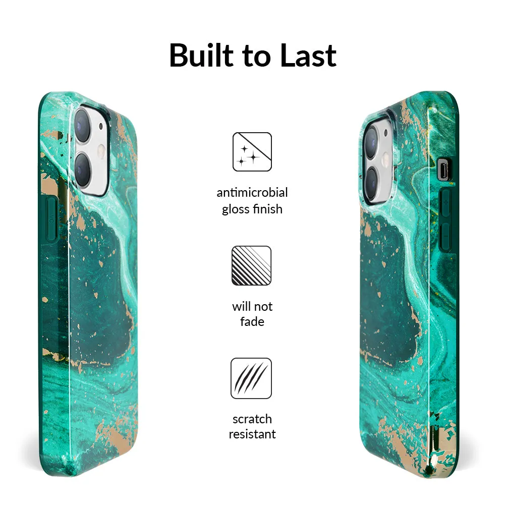 Emerald Marble iPhone Case