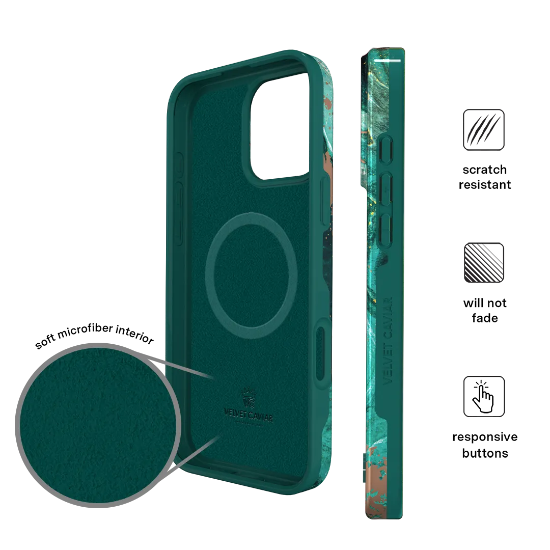 Emerald Marble iPhone Case