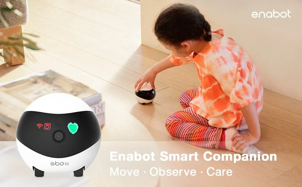 Enabot Home Security Camera Pet Robot with Night Vision