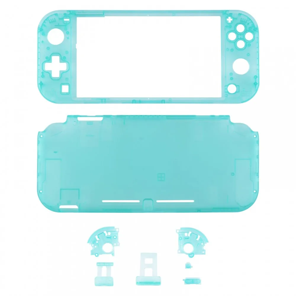 eXtremeRate Emerald Green DIY Replacement Shell for NS Switch Lite, NSL Handheld Controller Housing w/ Screen Protector, Custom Case Cover for NS Switch Lite - DLM508