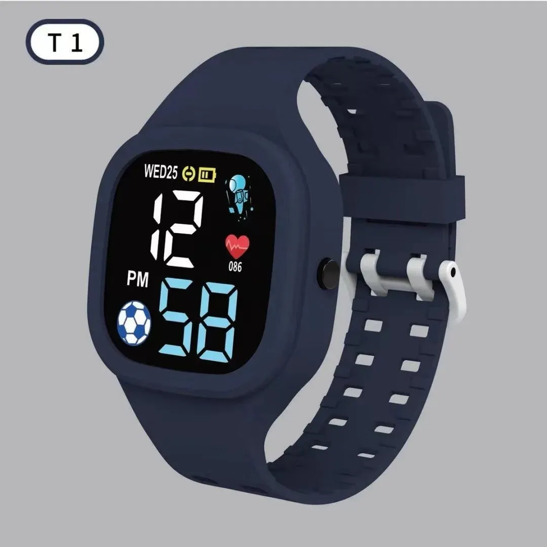 Fashion Sports Watch For Boys Girls Led Digital Kids Watches Children's Waterproof Silicone Watch Unisex WristWatch reloj nino