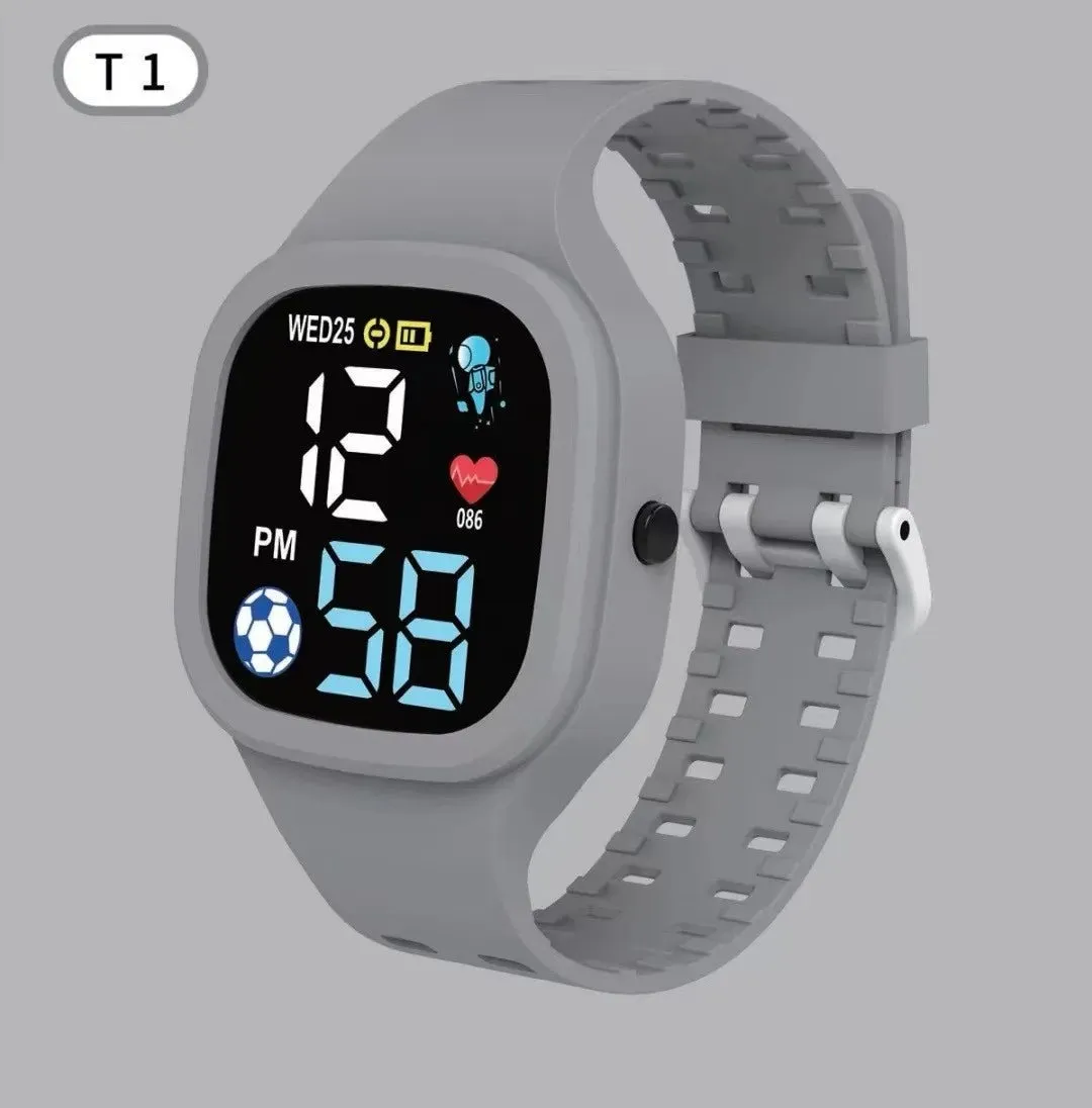 Fashion Sports Watch For Boys Girls Led Digital Kids Watches Children's Waterproof Silicone Watch Unisex WristWatch reloj nino