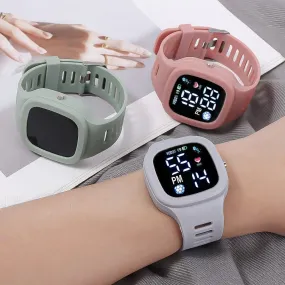 Fashion Sports Watch For Boys Girls Led Digital Kids Watches Children's Waterproof Silicone Watch Unisex WristWatch reloj nino