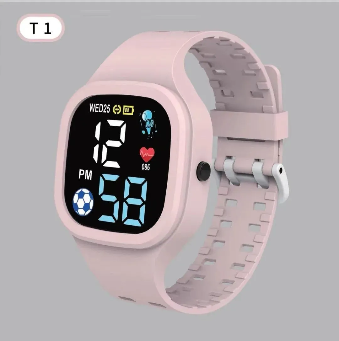 Fashion Sports Watch For Boys Girls Led Digital Kids Watches Children's Waterproof Silicone Watch Unisex WristWatch reloj nino