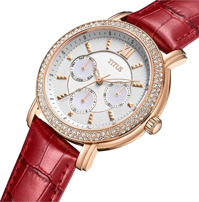 Fashionista Multi-Function Quartz Leather Women Watch W06-03251-003