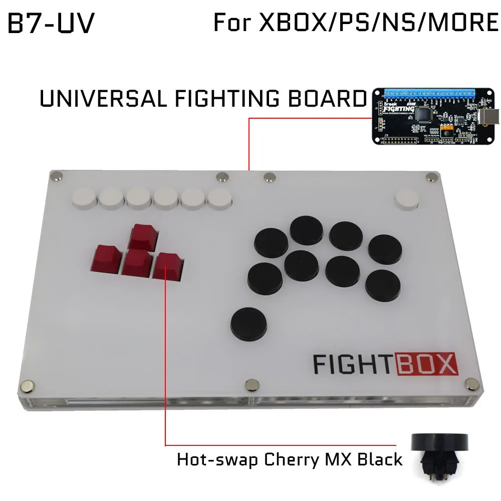 FightBox B7 Keyboard Button Leverless Arcade Fight Stick Game Controller