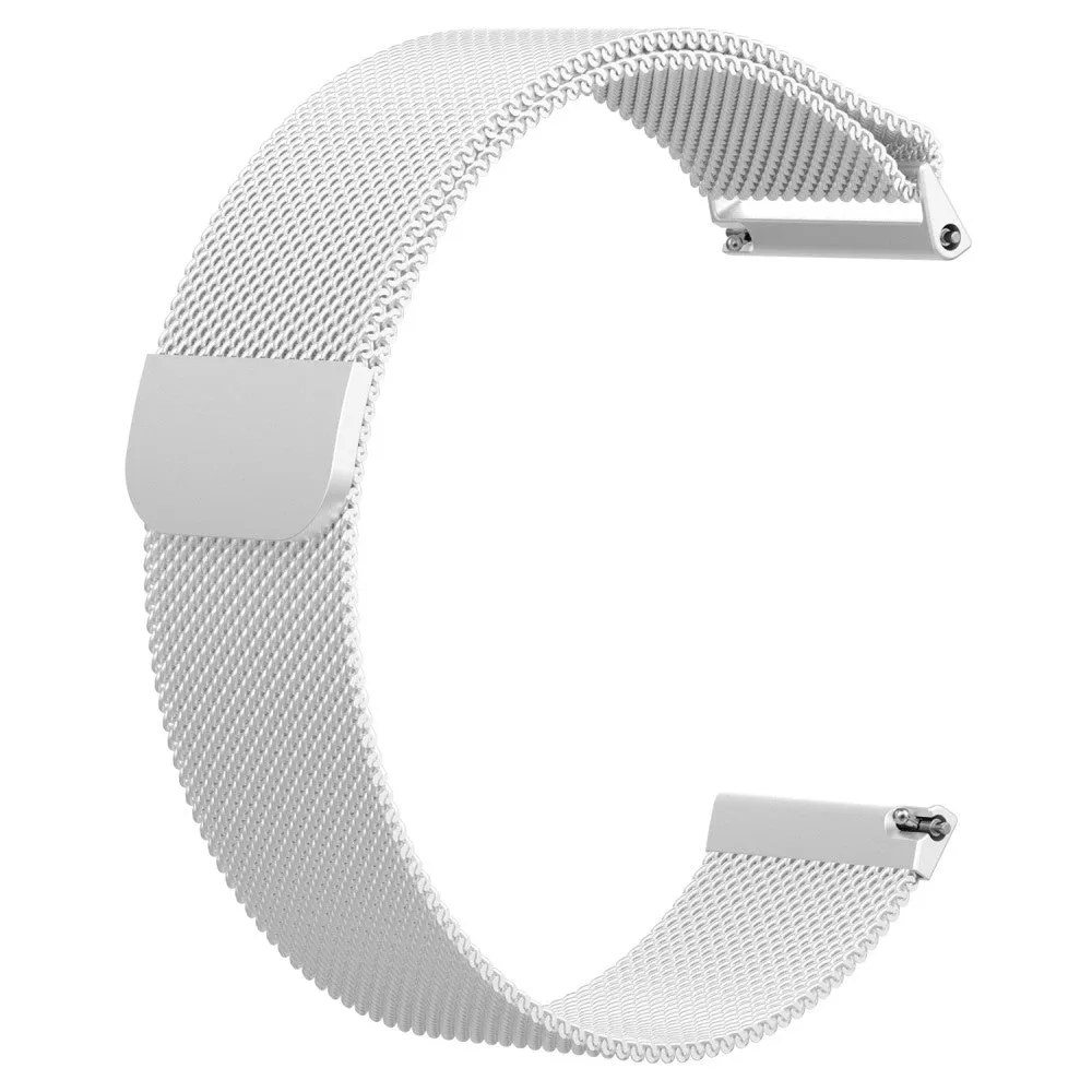 Fitbit Versa / Versa 2 / Versa Lite Stainless Steel Bracelet Milanaise Magnetic Clasp (Size S) - Silver