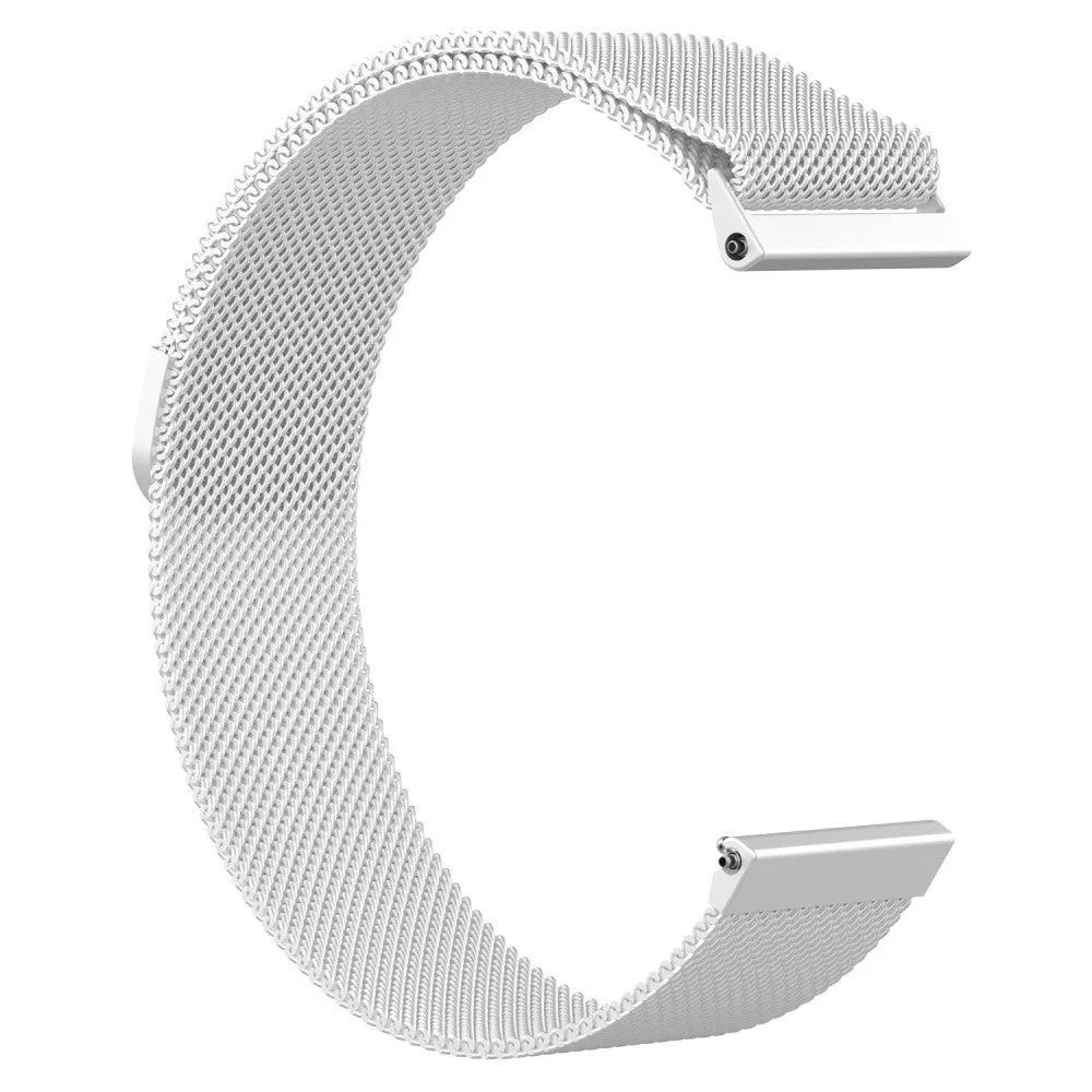 Fitbit Versa / Versa 2 / Versa Lite Stainless Steel Bracelet Milanaise Magnetic Clasp (Size S) - Silver