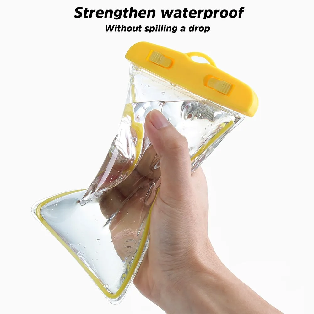 FLOVEME Waterproof Smartphone Case For Phone Pouch Bag 6.0" Underwater Luminous Phone Case For iPhone XR Huawei Xiaomi Universal